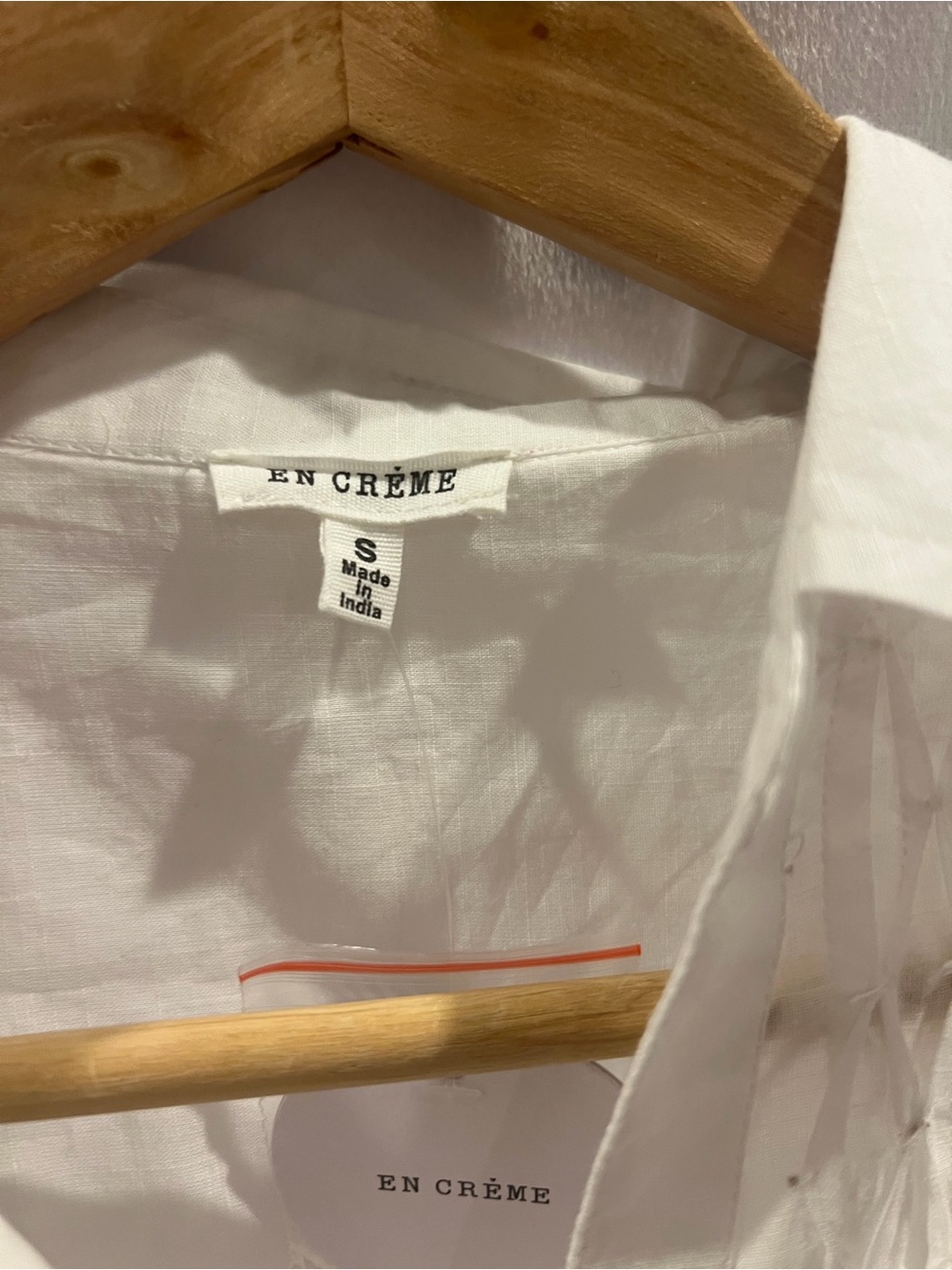 Vici Sun Press Linen Lace Button Down Top - Picture 9 of 10